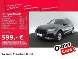 Daytonagrau perleffekt Gebraucht 2022 Audi Q5 Sportback Ambiente SUV | 48.922 € (Fairer Preis)