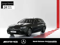 Metalliclack graphitgrau Gebraucht 2024 Mercedes C220 AMG Kombi | 40.890 € (Fairer Preis)