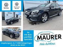 Obsidianschwarz metallic Gebraucht 2020 Mercedes GLA220 AMG line SUV | 32.930 € (Superpreis)