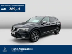 Deep black perleffekt (metallic) Gebraucht 2021 VW Tiguan Allspace Comfortline SUV | 24.960 € (Fairer Preis)