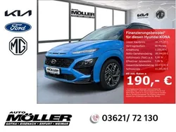Blau Gebraucht 2021 Hyundai Kona N Line SUV | 18.775 € (Fairer Preis)