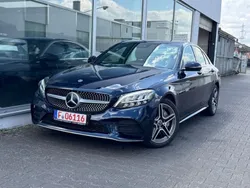 Blau Gebraucht 2021 Mercedes C300e AMG Limousine | 32.999 € (Fairer Preis)