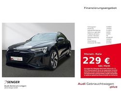 Mythosschwarz metallic Gebraucht 2024 Audi Q8 Sportback e-tron S-Line SUV | 55.980 €