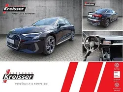 Schwarz Gebraucht 2024 Audi A3 S-Line Limousine | 35.480 € (Fairer Preis)