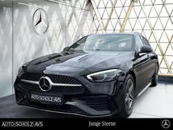 Unilack schwarz Gebraucht 2024 Mercedes C220 AMG Kombi | 43.365 € (Fairer Preis)