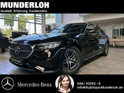 Metalliclack obsidianschwarz Gebraucht 2024 Mercedes E200 AMG line Limousine | 49.500 € (Guter Preis)