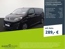 Perlaneraschwarz Gebraucht 2021 Citroën e-Spacetourer Shine Van | 27.890 € (Etwas zu teuer)