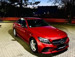Rot Gebraucht 2018 Mercedes C220 AMG line Limousine | 25.000 € (Teuer)
