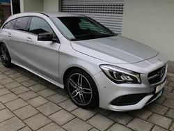 Polarsilber Gebraucht 2018 Mercedes CLA220 Shooting Brake AMG line Kombi | 18.950 € (Fairer Preis)