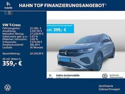 Grau Gebraucht 2024 VW T-Cross Goal SUV | 22.190 € (Fairer Preis)