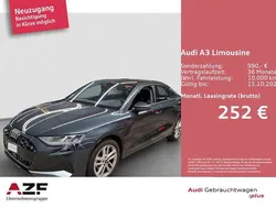 Manhattangrau metallic Gebraucht 2025 Audi A3 Advanced Plus Limousine | 32.990 € (Guter Preis)