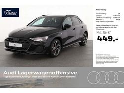 Mythosschwarz metallic Neu 2025 Audi A3 Sportback e-tron S-Line Kleinwagen | 44.980 € (Fairer Preis)