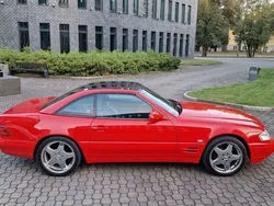 Rot Gebraucht 2000 Mercedes SL500 Cabrio | 28.500 € (Fairer Preis)