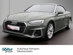 Distriktgrün metallic Gebraucht 2022 Audi A5 Cabriolet S-Line Cabrio | 34.990 € (Superpreis)