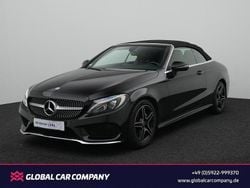 Obsidianschwarz metalliclack Gebraucht 2018 Mercedes C180 AMG line Cabrio | 25.950 € (Fairer Preis)