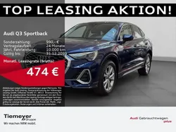 Blau Gebraucht 2024 Audi Q3 Sportback S-Line SUV | 38.420 € (Superpreis)