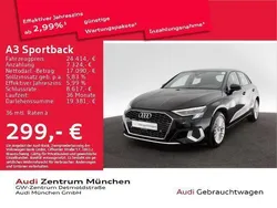 Brillantschwarz Gebraucht 2022 Audi A3 Sportback e-tron Advanced Plus Limousine | 24.414 € (Guter Preis)