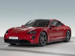 Karminrot Gebraucht 2021 Porsche Taycan 4S Sport Limousine | 69.700 € (Guter Preis)