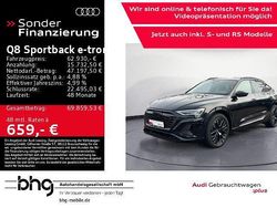 Schwarz Gebraucht 2023 Audi Q8 e-tron S-Line SUV | 62.930 € (Teuer)