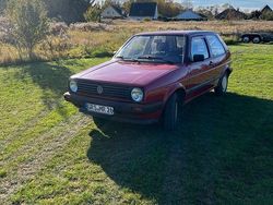 Rot Gebraucht 1990 VW Golf II Kleinwagen | 1.850 €