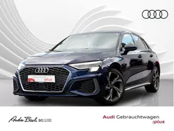 Blau (navarrablau metallic) Gebraucht 2022 Audi A3 Sportback S-Line Limousine | 24.970 € (Fairer Preis)