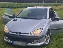 Silber Gebraucht 2003 Peugeot 206 CC Cabrio | 1.000 € (Guter Preis)