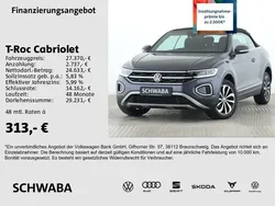 Rauchgrau metallic schwarz Gebraucht 2022 VW T-Roc Cabriolet Style Cabrio | 27.780 € (Fairer Preis)