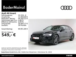 Mythosschwarz metallic Gebraucht 2024 Audi A6 S-Line Kombi | 53.650 €