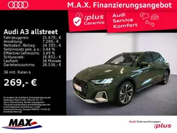 Distriktgrün metallic Gebraucht 2024 Audi A3 Ambiente Kombi | 31.679 € (Etwas zu teuer)