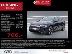 Mythosschwarz metallic Gebraucht 2023 Audi Q8 e-tron S-Line SUV | 69.980 € (Fairer Preis)