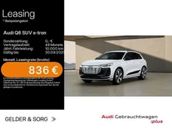 Gletscherweiß metallic Neu 2024 Audi Q6 e-tron S-Line SUV | 75.880 € (Superpreis)