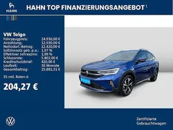 Blau Gebraucht 2024 VW Taigo Style SUV | 24.930 € (Fairer Preis)