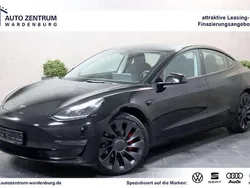Schwarz Gebraucht 2022 Tesla Model 3 Performance Limousine | 28.950 € (Fairer Preis)