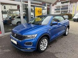 Ravennablau metallic Gebraucht 2021 VW T-Roc Cabriolet R-line Cabrio | 25.500 € (Guter Preis)