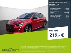 Elixierrot (metallic) Gebraucht 2021 Peugeot e-208 GT Kleinwagen | 16.680 € (Superpreis)