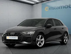 Schwarz Gebraucht 2024 Audi A3 S-Line Limousine | 35.649 € (Teuer)