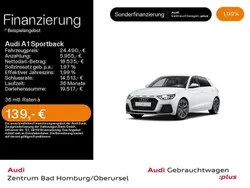 Weiß Gebraucht 2024 Audi A1 Sportback Advanced Plus Kleinwagen | 24.490 € (Guter Preis)