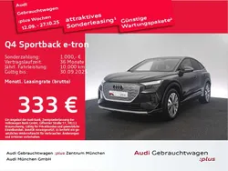 Mythosschwarz metallic Gebraucht 2025 Audi Q4 e-tron Advanced SUV | 42.146 € (Guter Preis)