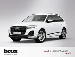 Gletscherweiß metallic Gebraucht 2024 Audi Q7 S-Line SUV | 69.900 € (Guter Preis)