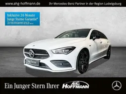 Weiß Gebraucht 2021 Mercedes CLA250e Shooting Brake AMG Kombi | 27.520 € (Etwas zu teuer)