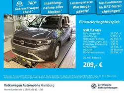 Rauchgrau metallic (metallic) Gebraucht 2024 VW T-Cross Life SUV | 25.750 € (Fairer Preis)