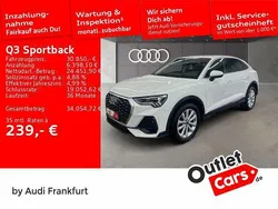 Ibisweiß Gebraucht 2022 Audi Q3 Sportback Performance SUV | 30.850 € (Superpreis)