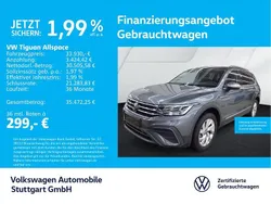 Platinum grey metallic Gebraucht 2024 VW Tiguan Allspace Life SUV | 33.930 € (Fairer Preis)