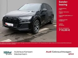 Mythosschwarz metallic Gebraucht 2023 Audi Q7 S-Line SUV | 69.990 € (Guter Preis)