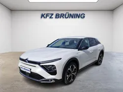 Perlmuttweiß metallic (metallic) Gebraucht 2024 Citroën C5 X PureTech Limousine | 19.480 € (Superpreis)