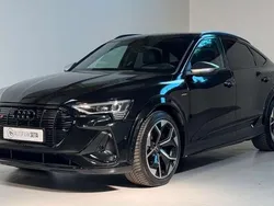 Mythosschwarz metallic Gebraucht 2022 Audi e-tron S-Line SUV | 45.999 € (Fairer Preis)