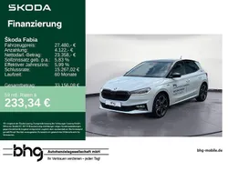 Moonweiss metallic Gebraucht 2025 Skoda Fabia Monte Carlo Limousine | 27.480 € (Fairer Preis)