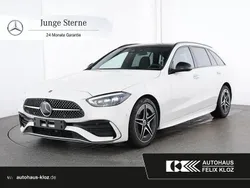Weiß Gebraucht 2024 Mercedes C300 AMG Limousine | 52.900 € (Teuer)