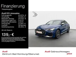 Ascariblau metallic Gebraucht 2024 Audi S3 Ambiente Limousine | 43.970 € (Superpreis)