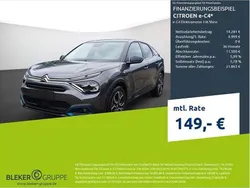 Platinum grau Gebraucht 2022 Citroën e-C4 Shine Limousine | 19.280 € (Guter Preis)